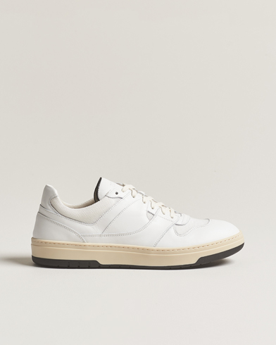 Herren | Schuhe | Sweyd | Net Leather Sneaker White