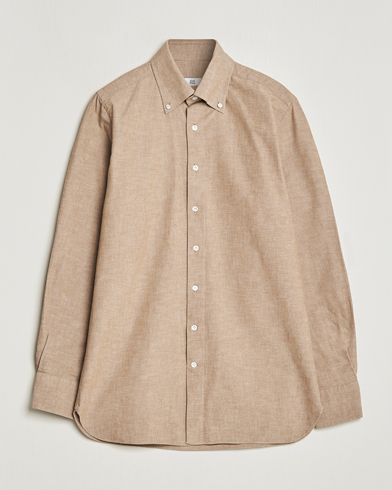 Herren | Jeanshemden | 100Hands | Japanese Chambray Shirt Brown