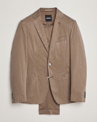 Herren | Anzüge | BOSS BLACK | Hanry Cotton Suit Open Brown