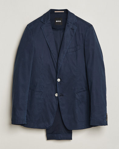 Herren | BOSS BLACK | BOSS BLACK | Hanry Cotton Suit Dark Blue