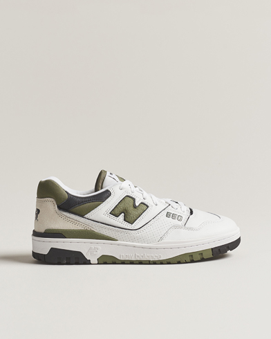 Herren | Sneaker mit niedrigem Schaft | New Balance | 550 Sneakers White/Green
