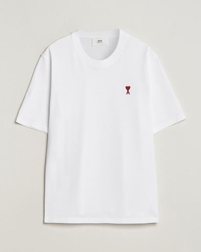 Herren | Kurzarm T-Shirt | AMI | Heart Logo T-Shirt White