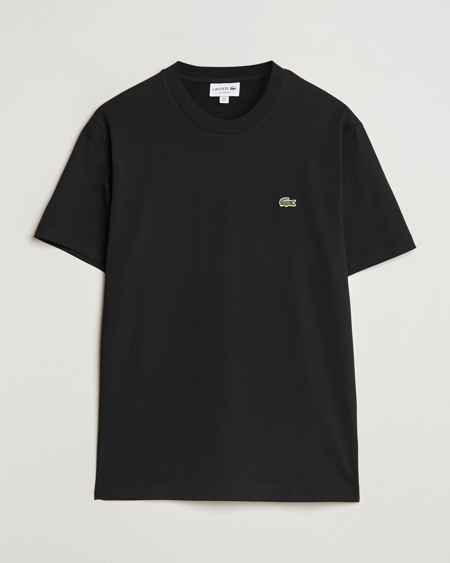 Lacoste Crew Neck T-Shirt Black – Schwarz