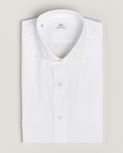 Herren | Businesshemden | Grigio | Comfort Stretch Dress Shirt White