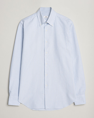 Herren | Aktuelle Marken | Grigio | Oxford Button Down Shirt Light Blue Stripe