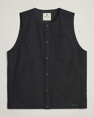 Herren | Japanese Department | Snow Peak | Flexible Insulated Vest Black
