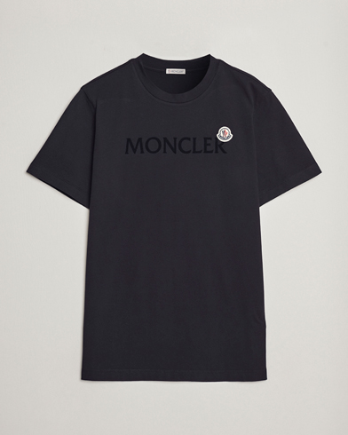 Herren | Moncler | Moncler | Lettering Logo T-Shirt Navy