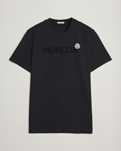 Herren | Moncler | Moncler | Lettering Logo T-Shirt Black