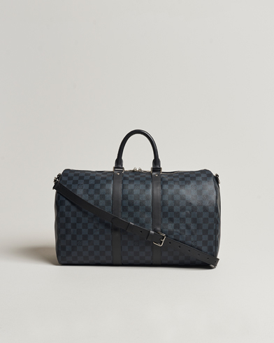 Herren | Pre-Owned & Vintage Bags | Louis Vuitton Pre-Owned | Keepall Bandoulière 45 Damier Graphite 