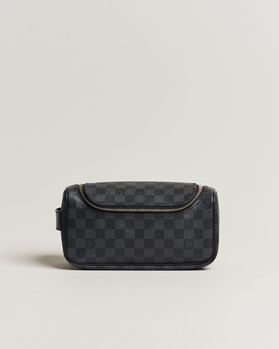 Herren | Pre-owned Accessoires | Louis Vuitton Pre-Owned | Toiletry Bag Damier Graphite