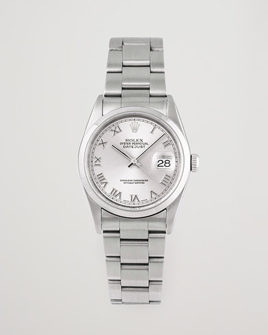 Gebraucht | Pre-Owned & Vintage Watches | Rolex Pre-Owned | Datejust 16200 Oystert Perpetual Steel Silver