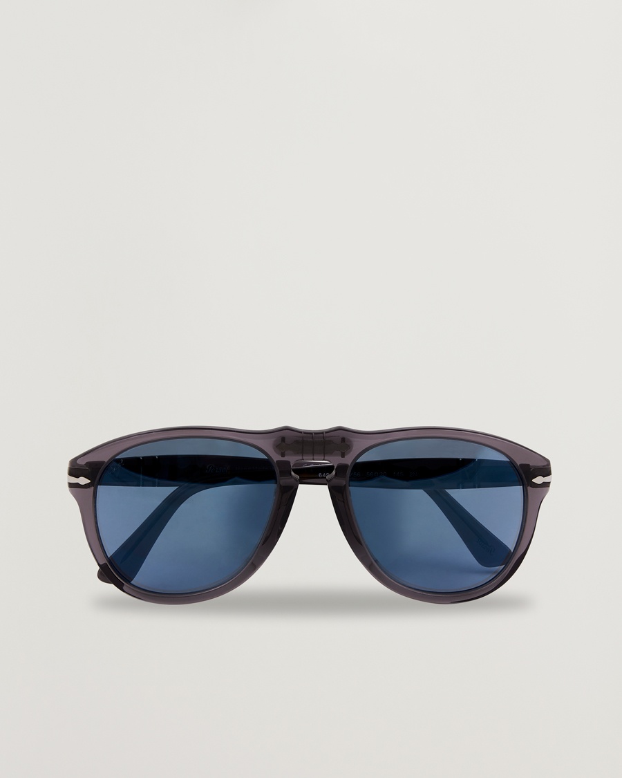 Persol 0PO0649 Sunglasses Transparent Grey – Grau