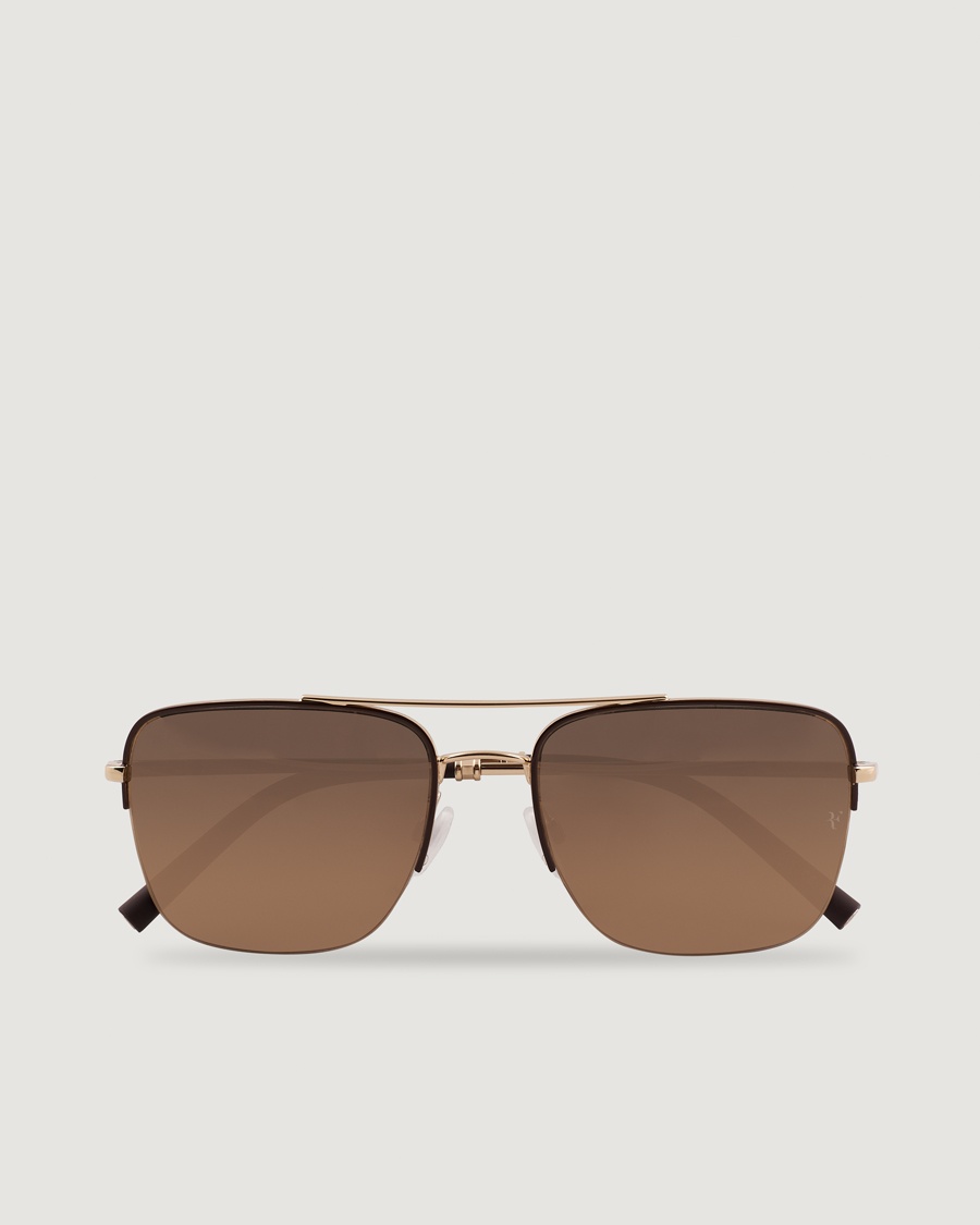 Oliver Peoples R-2 Sunglasses Umber/Gold – Braun