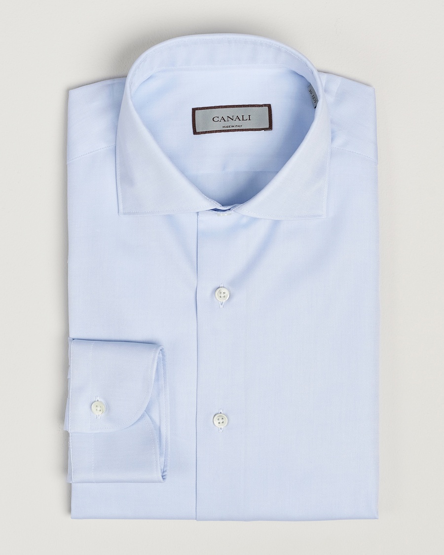 Canali Classic Slim Fit Shirt Light Blue – Blau