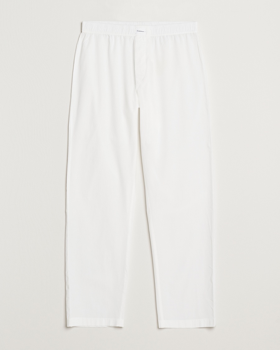 Bread & Boxers Woven Pyjama Pant White – Weiß
