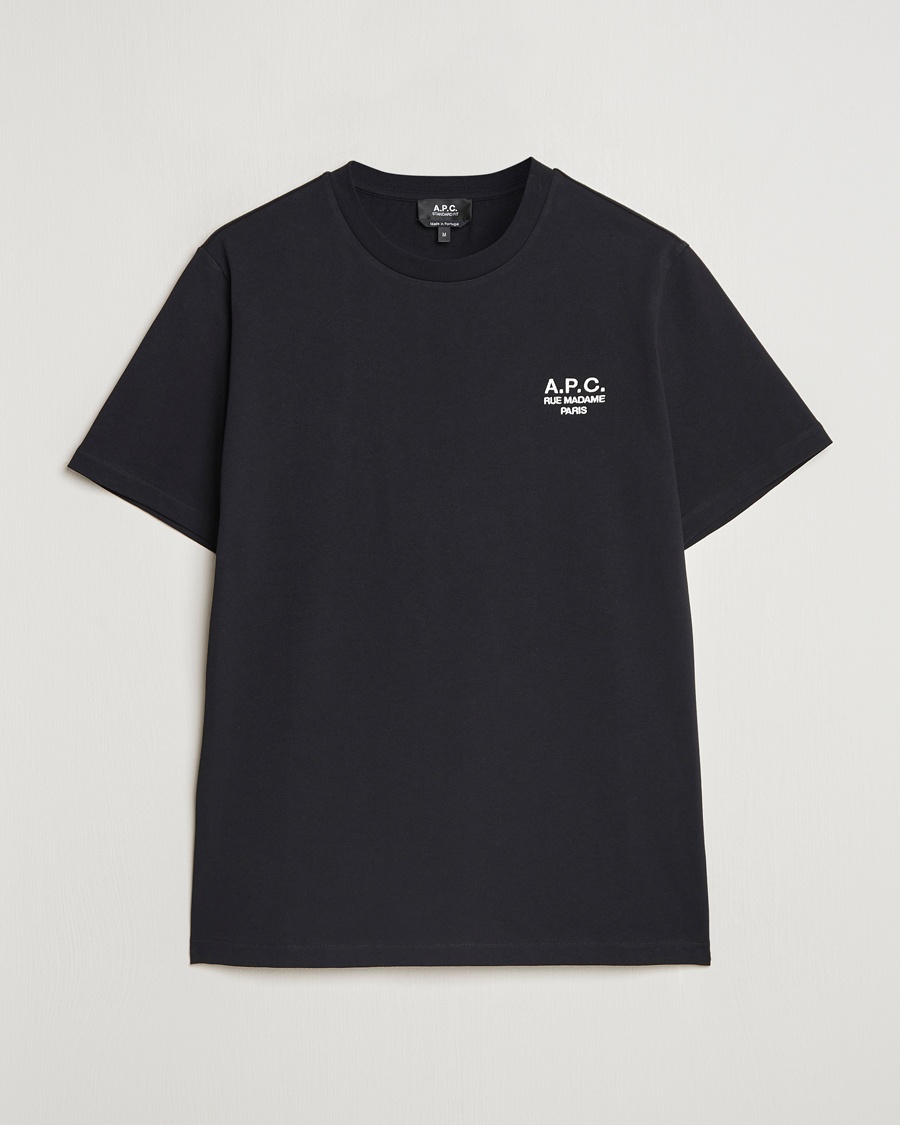 A.P.C. Rue Madame T-Shirt Black/White – Schwarz