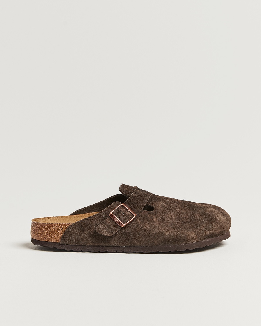 BIRKENSTOCK Boston Soft Footbed Mocca Suede – Braun