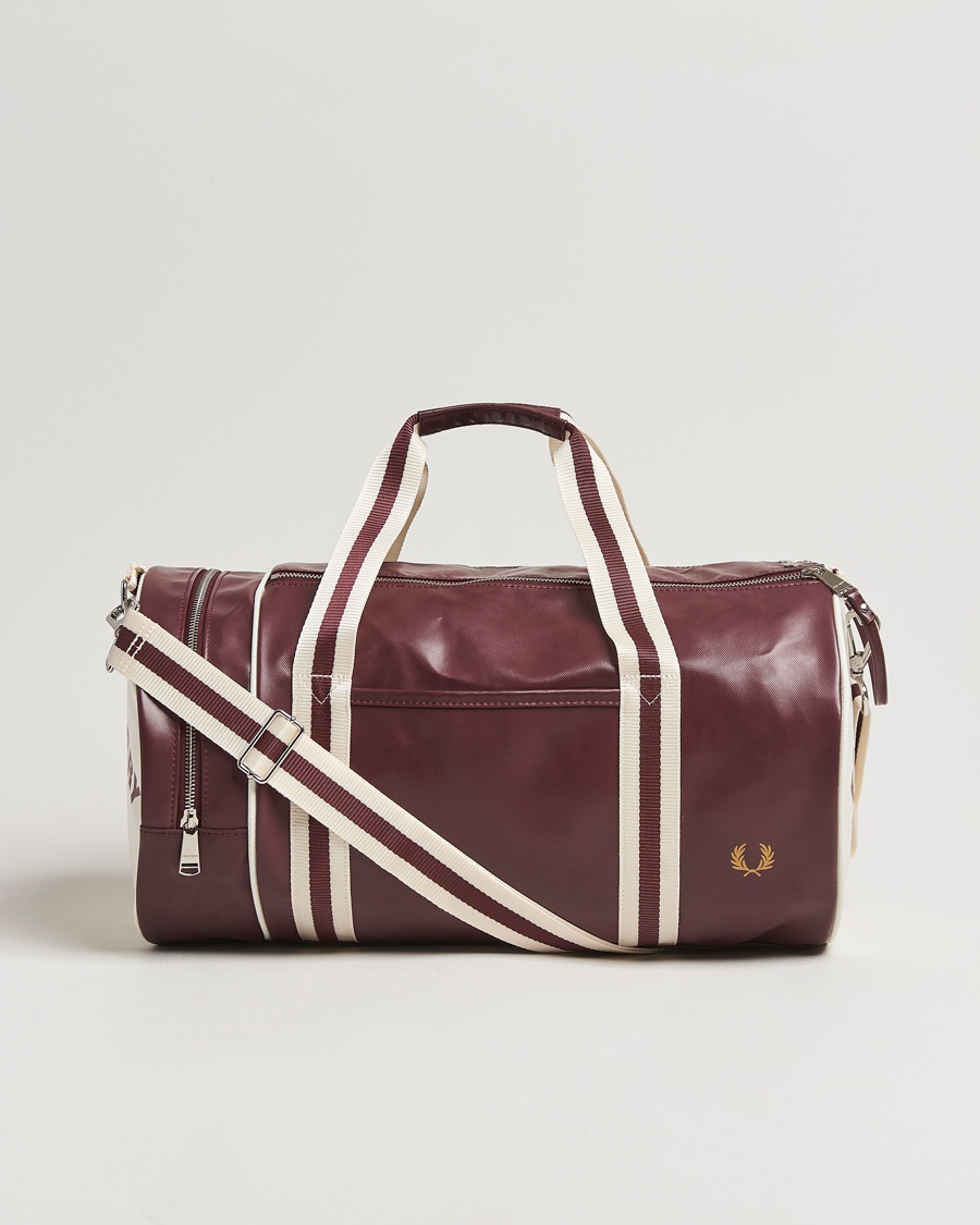 Fred Perry Fred PerryClassic Barrel BagOxblood/Ecru – Rot