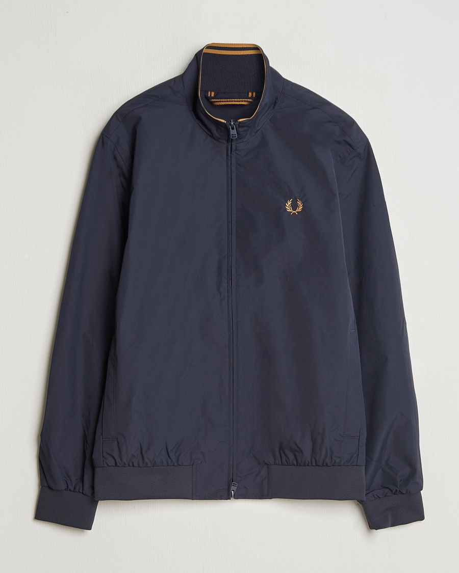 Fred Perry Brentham Jacket Navy – Blau