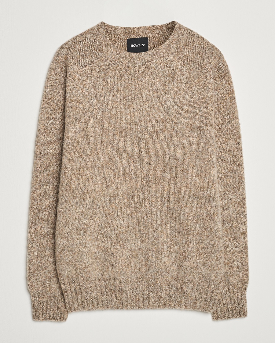 Howlin' Brushed Wool Sweater Mixed Shrooms – Braun