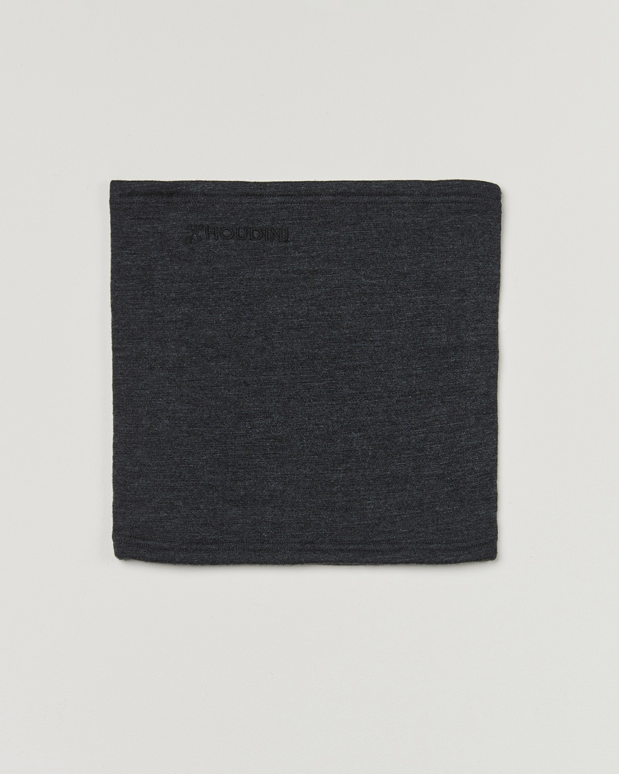 Houdini Alto Wool/Tencel Neck Gaiter True Black – Schwarz