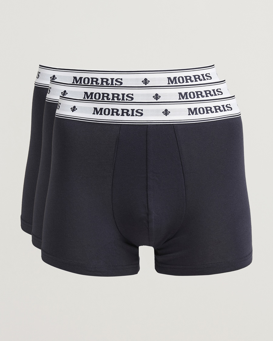 Morris Boxer Brief 3-Pack Old Blue – Blau