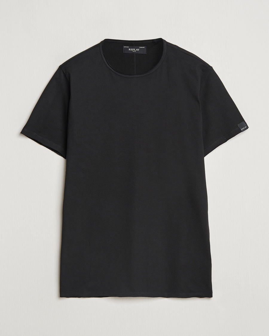 Replay Crew Neck T-Shirt Black – Schwarz