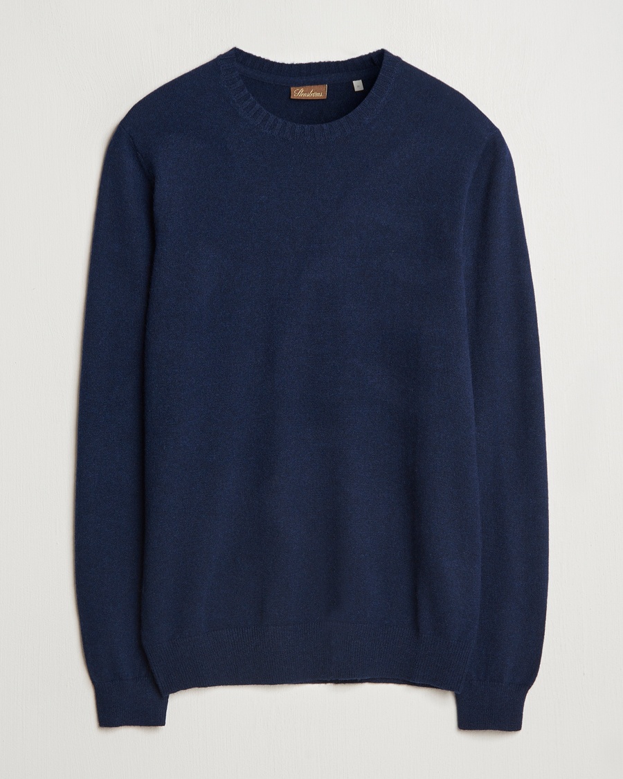 Stenströms Cashmere Crewneck Navy – Blau