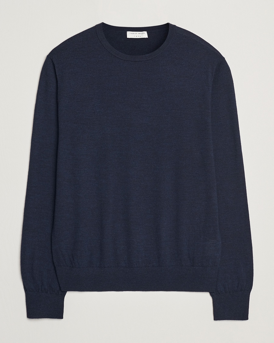 Tiger of Sweden Connor Crew Neck Pullover Light Ink – Blau