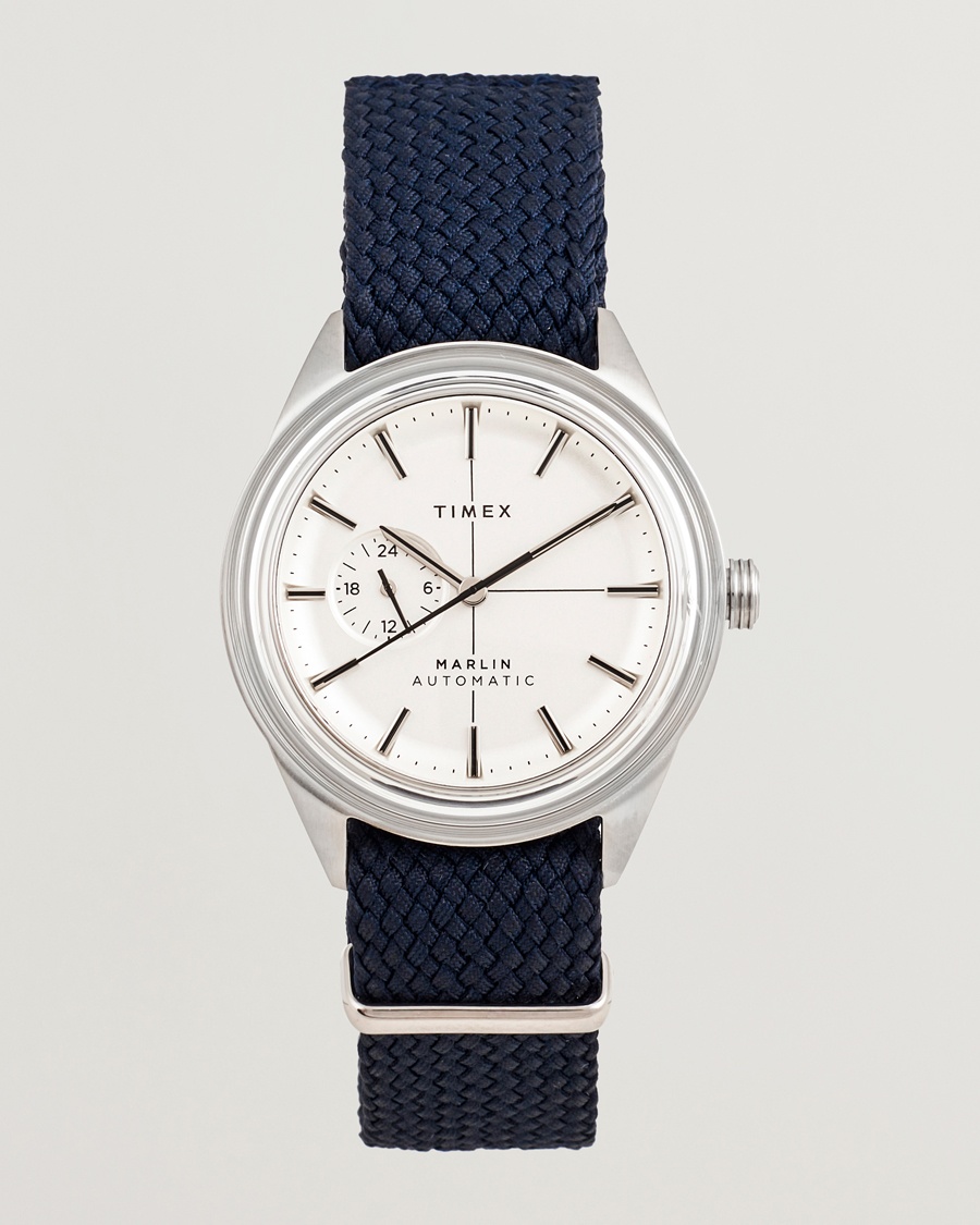 Timex Marlin Jet Automatic 38mm White Dial – Blau