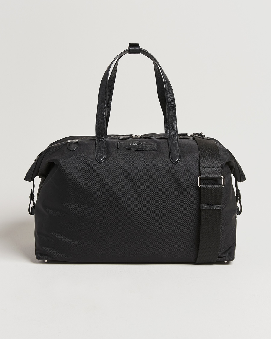 Smythson Canvas Norton Travel Bag Black – Schwarz