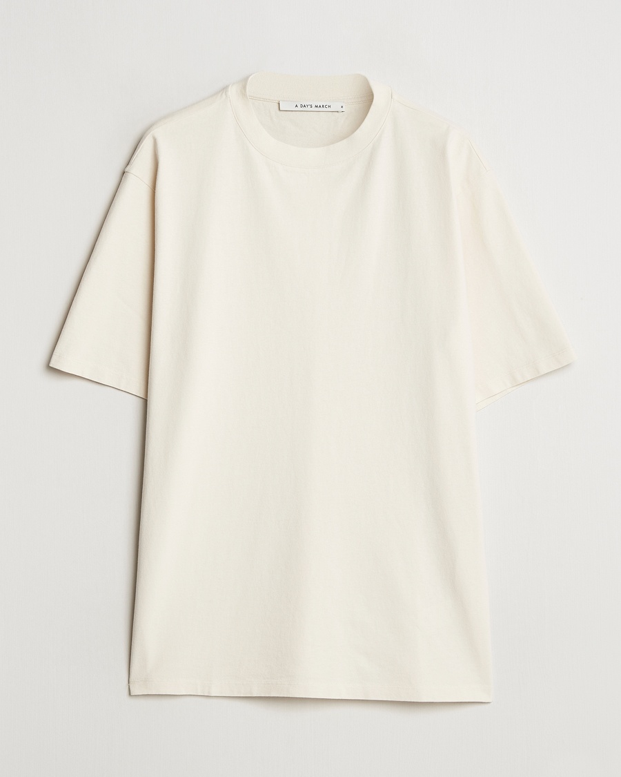 A Day's March Tron Casual Heavy T-Shirt Off White – Weiß