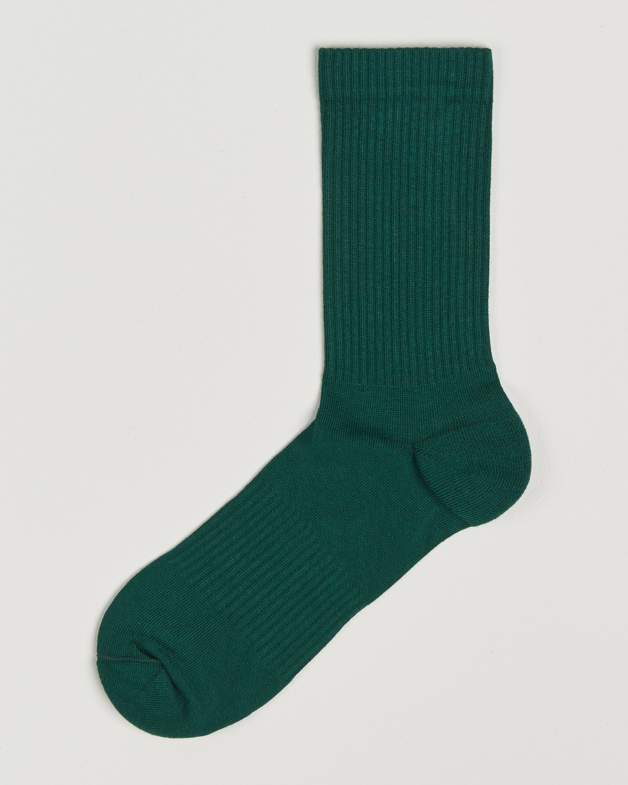 Sweyd Crew Cotton Socks Green – Grün