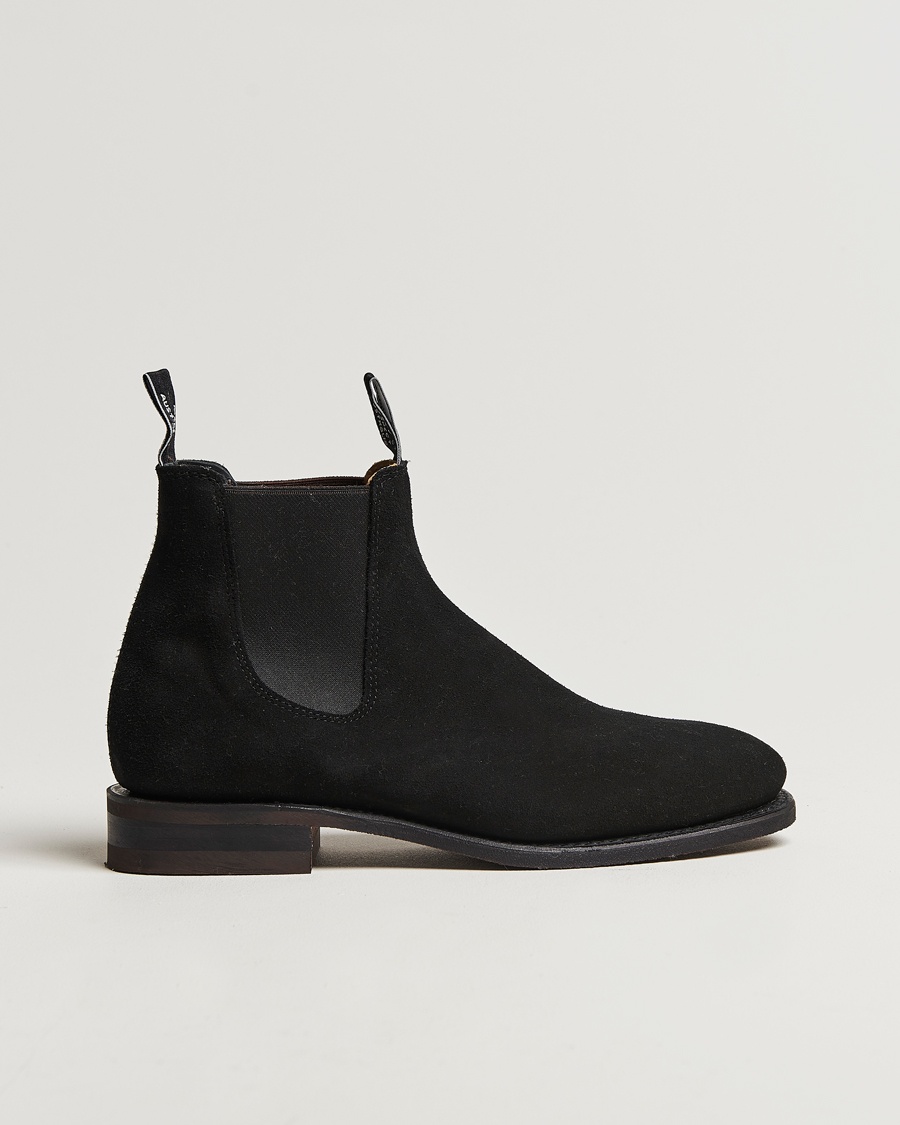 R.M.Williams Comfort Craftsman G Boot Black Suede – Schwarz