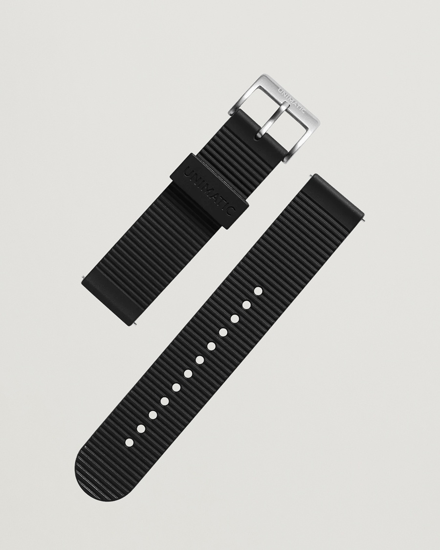 UNIMATIC TPU Quick Relese 22mm Strap Black – Schwarz