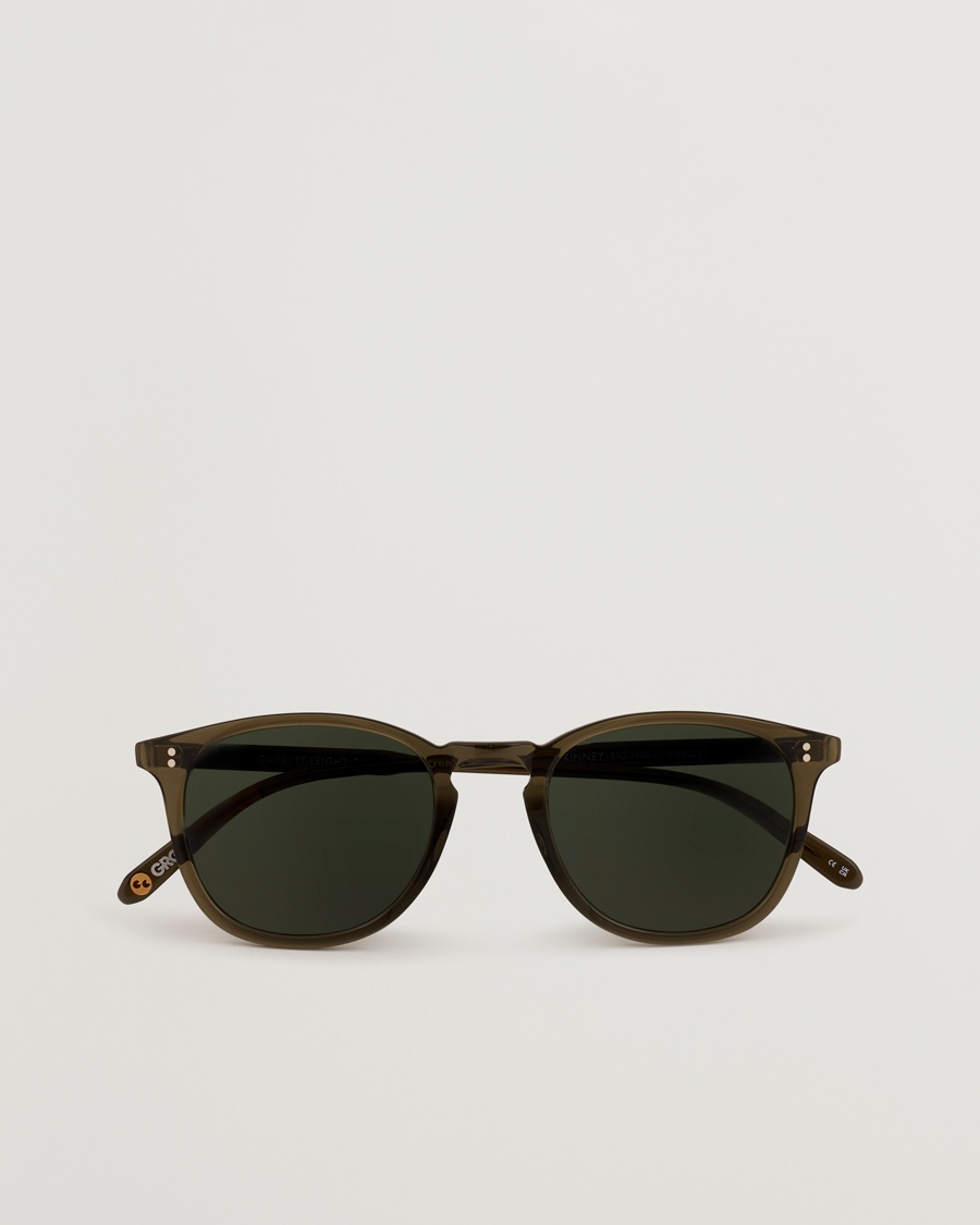 Garrett Leight Kinney 49 Sunglasses Olive/Green – Grün