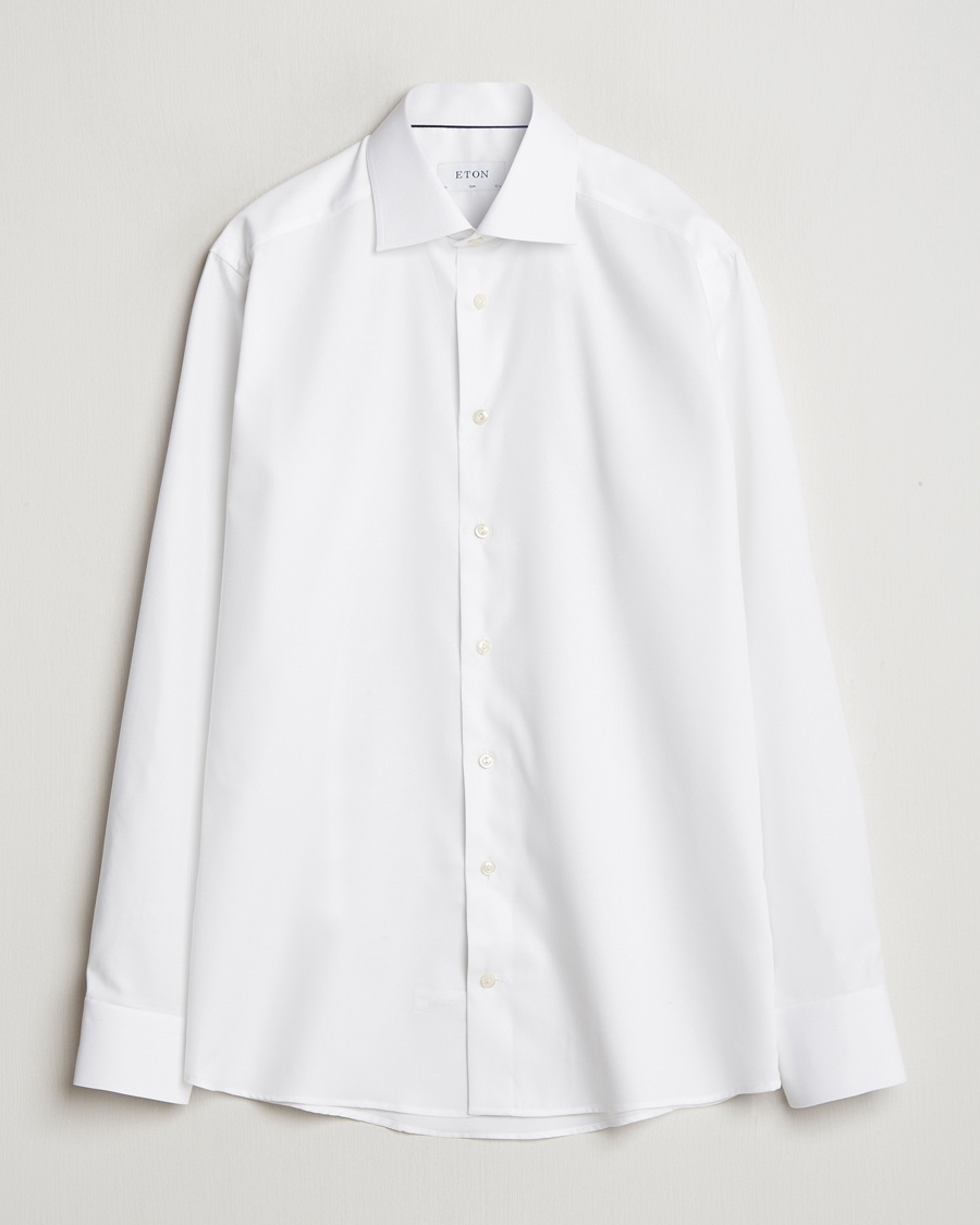 Eton Slim Fit Oxford Shirt White – Weiß