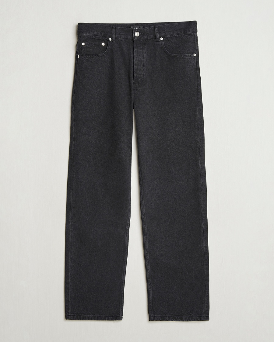 A.P.C. Fairfax Jeans Washed Black – Schwarz