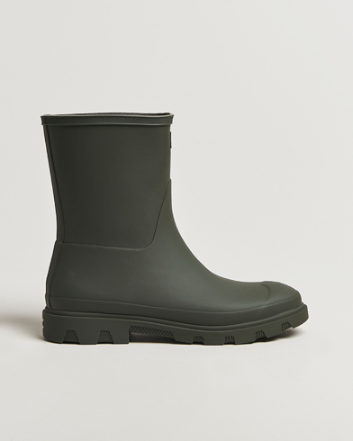 Hunter Boots Downpour Short Boot Dark Olive – Grün