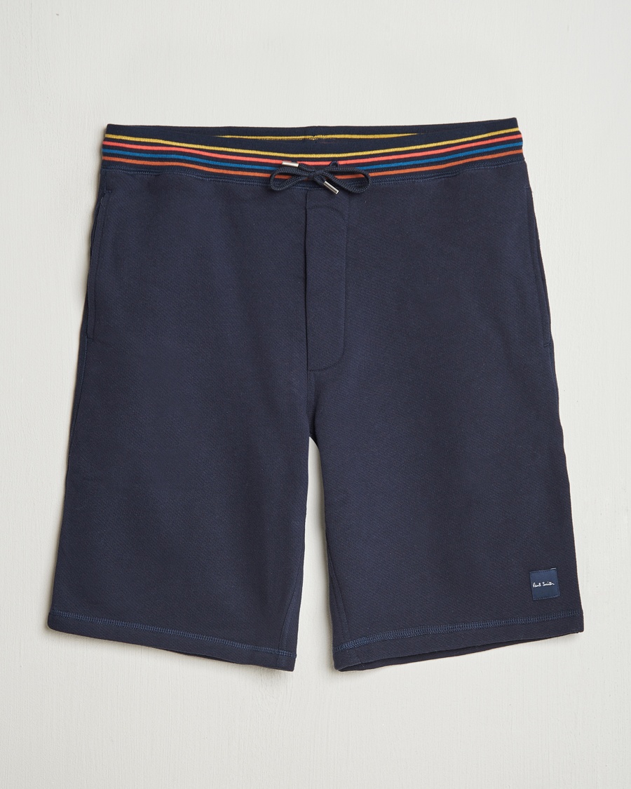 Paul Smith Artist Rib Sweatshorts Navy – Blau