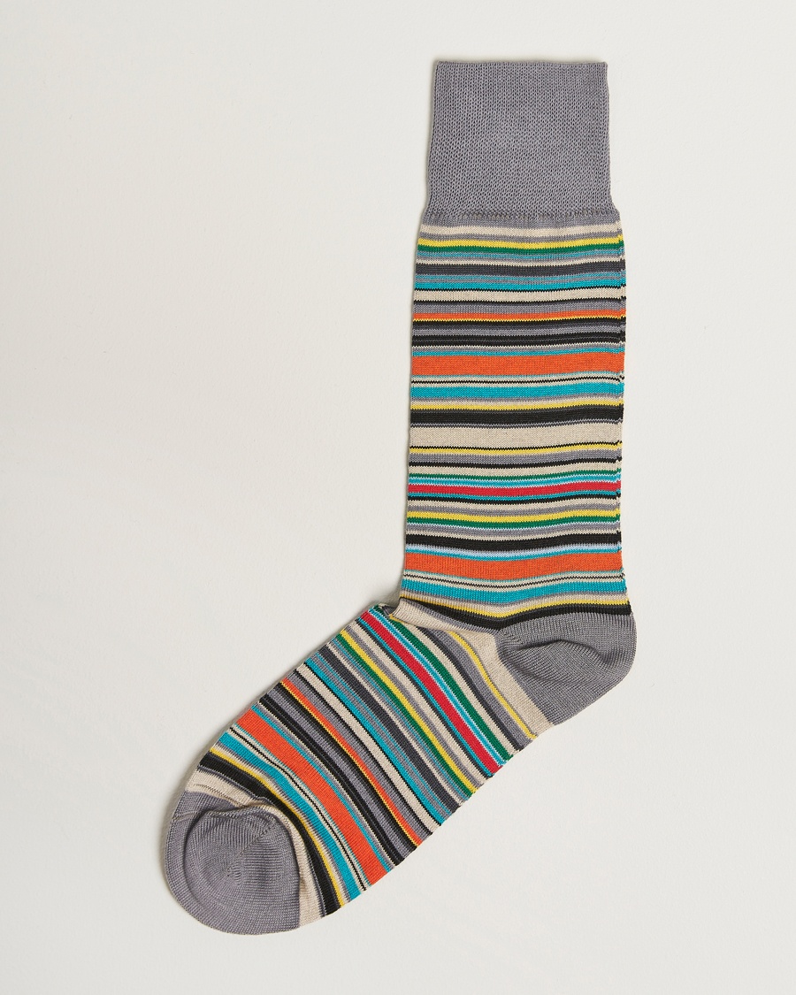 Paul Smith Mulitstripe Socks Grey – Mehrfarbig