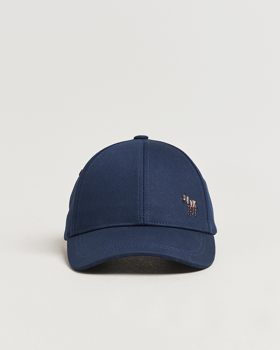PS Paul Smith Baseball Zebra Cap Navy – Blau