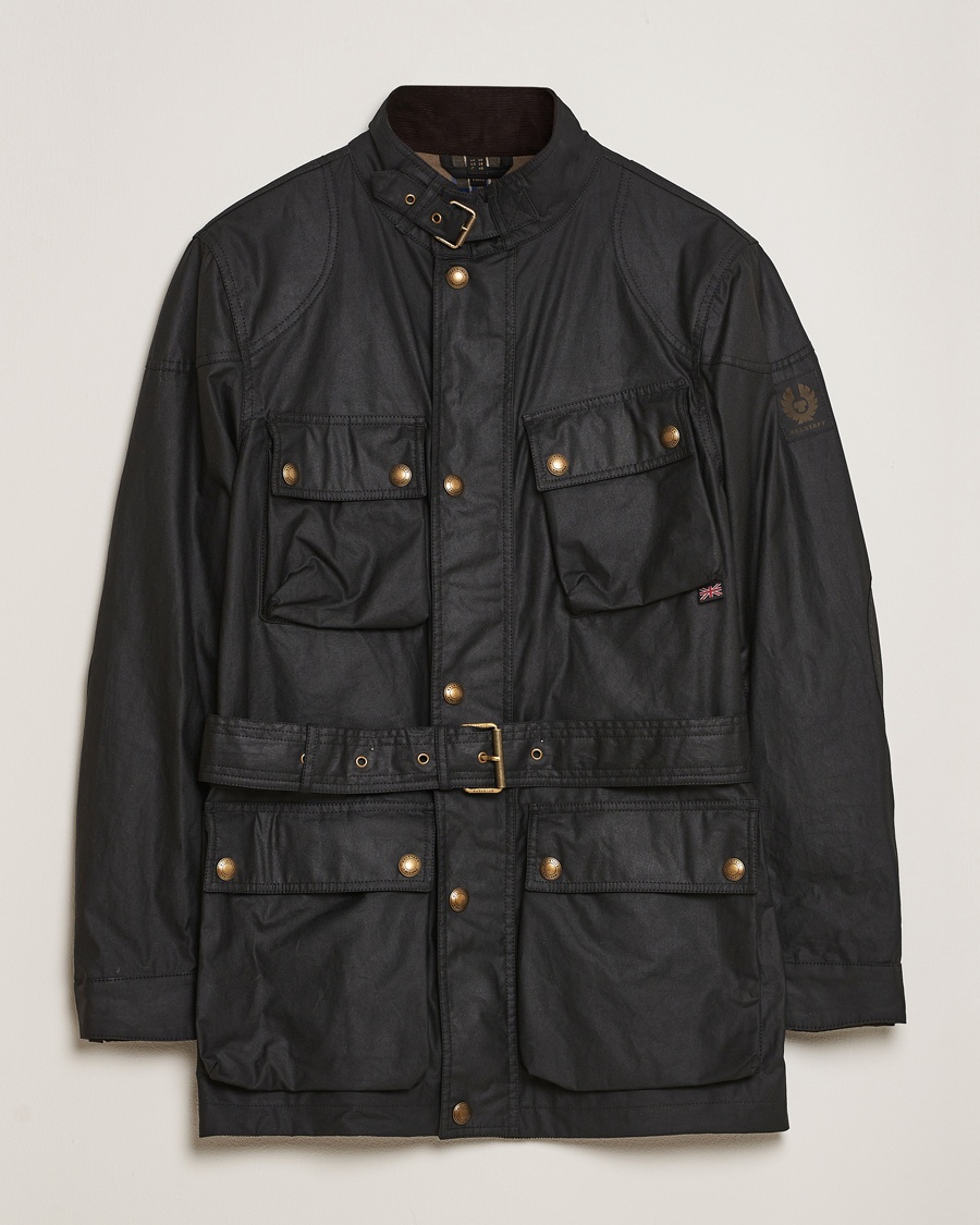 Belstaff Trailmaster Wax Jacket Black – Schwarz