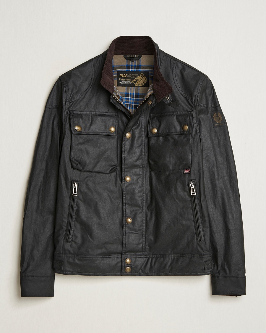Belstaff Racemaster Waxed Jacket Black – Schwarz
