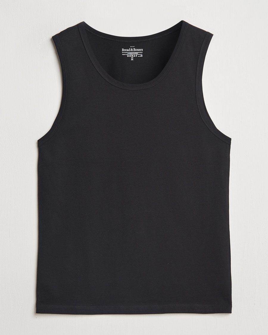 Bread & Boxers Relaxed Tank Top Black – Schwarz