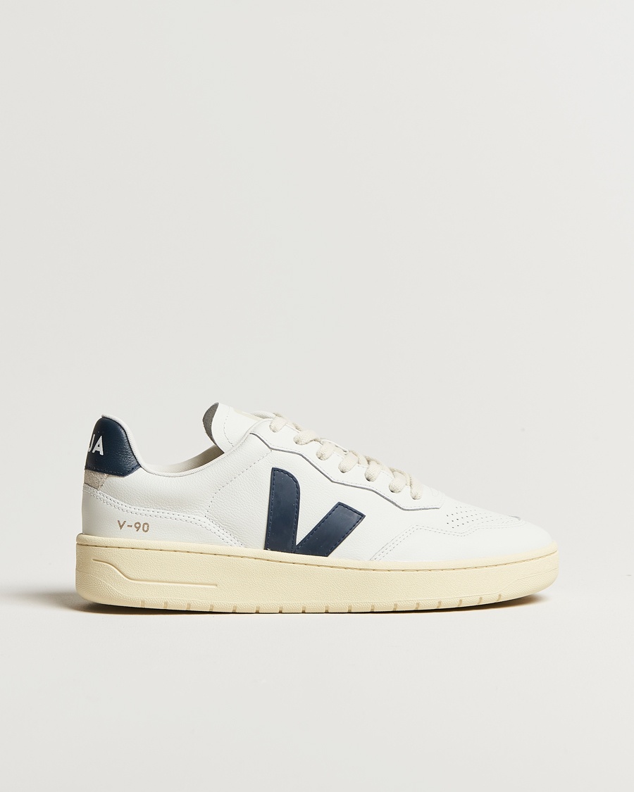 Veja V-90 Sneaker Extra White/Nautico – Weiß