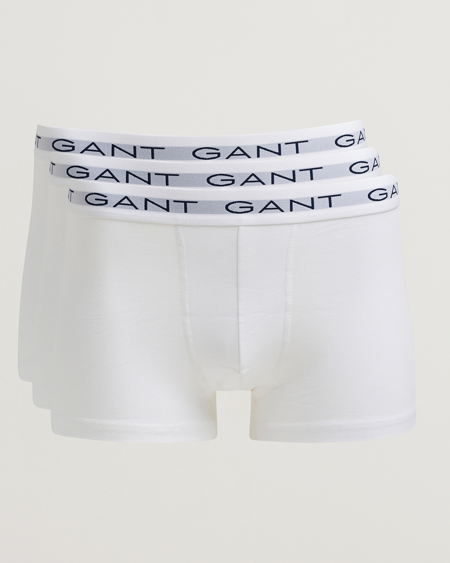 Gant 3-Pack Trunks White – Weiß