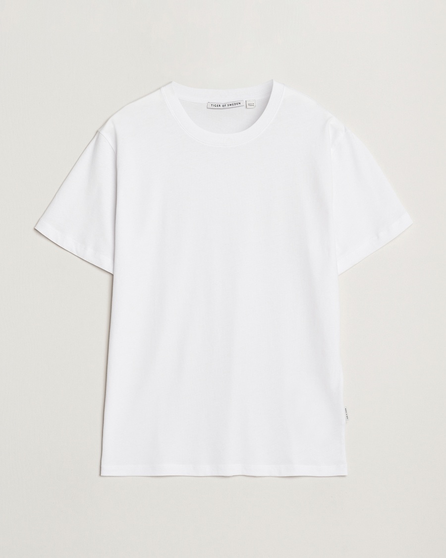 Tiger of Sweden Dillan Crew Neck T-Shirt White – Weiß