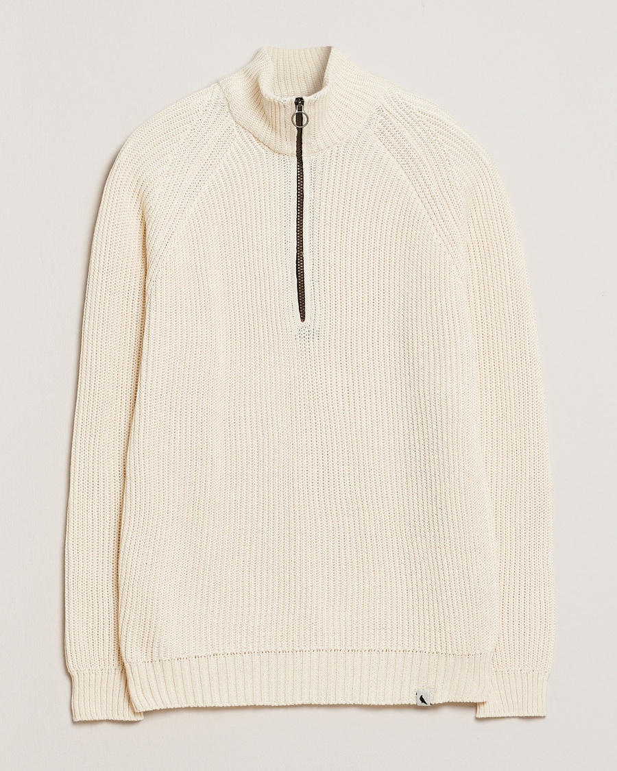 Peregrine Felix Quarter Zip Jumper White – Weiß