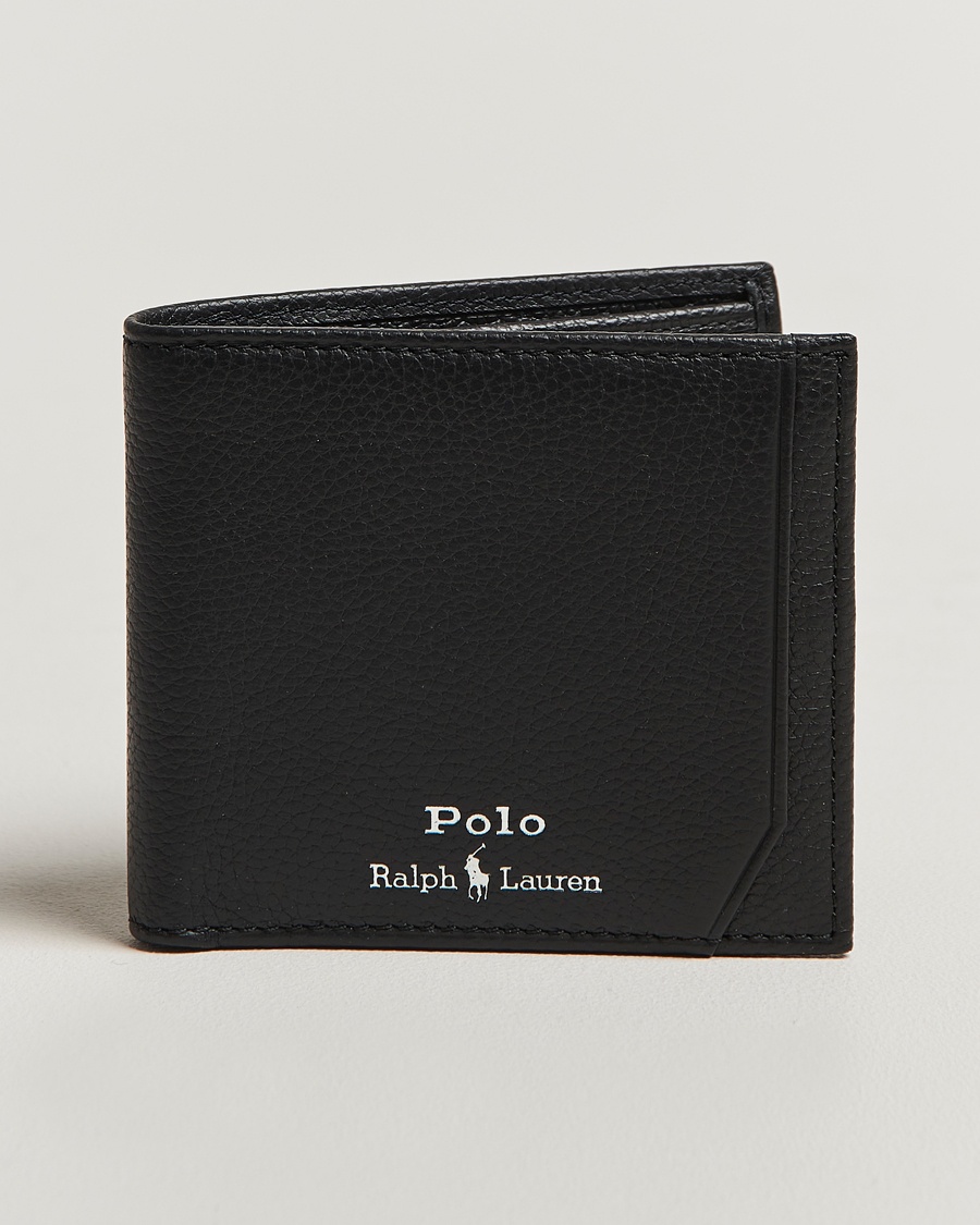 Polo Ralph Lauren Polo Ralph LaurenPebble Leather Billfold WalletBlack – Schwarz